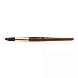 Кисть белка микс №12 круглая Pinax "Poseidon 821" короткая ручка