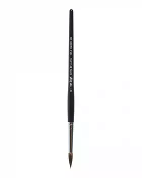 Кисть белка микс круглая "VanGogh 181" короткая ручка