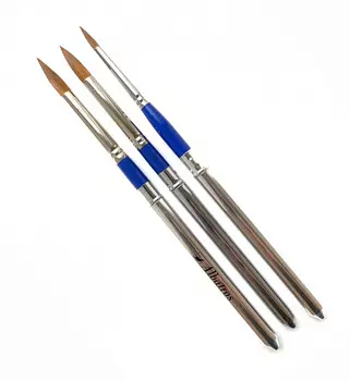 Кисть имитация колонка круглая Альбатрос, в футляре