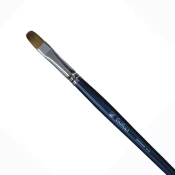 Кисть колонок №10 овальная Альбатрос "Байкал" длинная ручка