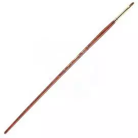 Кисть колонок №2 овальный Гамма "Маэстро" длинная ручка