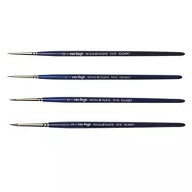 Кисть колонок круглая укороченная Van Gogh "131S" короткая ручка