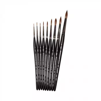 Кисть колонок круглая Живописные кисти "101F"