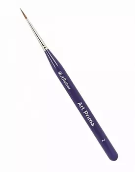 Кисть колонок + синтетика круглая №2 Альбатрос "Art Prima"