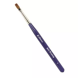 Кисть колонок + синтетика плоская №4 Альбатрос "Art Prima"