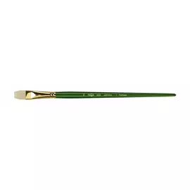 Кисть щетина №10 плоская Гамма "Пейзаж" длинная ручка