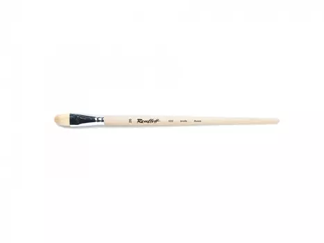 Кисть щетина №20 овальная Roubloff "1632" длинная ручка п/лак