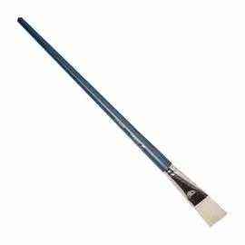 Кисть щетина №24 плоская Альбатрос "Байкал" длинная ручка