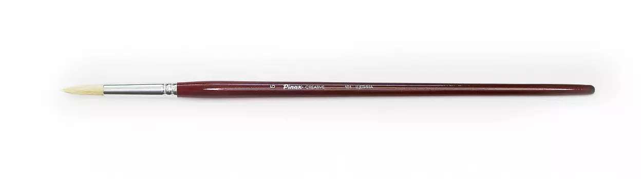 Кисть щетина №5 круглая Pinax "Creative 101" длинная ручка