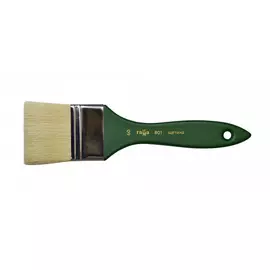 Кисть щетина №60 флейц Гамма, зелёная ручка