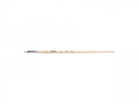 Кисть щетина №6 овальная Roubloff "1632" длинная ручка п/лак