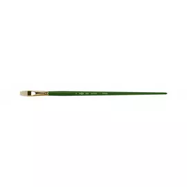 Кисть щетина №6 плоская Гамма "Пейзаж" длинная ручка