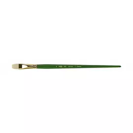 Кисть щетина №8 плоская Гамма "Пейзаж" длинная ручка