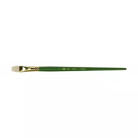 Кисть щетина №9 плоская Гамма "Пейзаж" длинная ручка