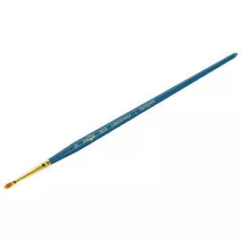 Кисть синтетика №0 овальная Гамма "Галерея" короткая ручка