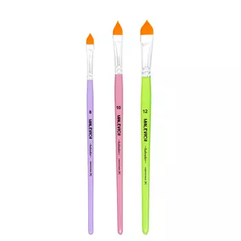 Кисть синтетика №10 кошачий язык Малевичъ "Salvador"