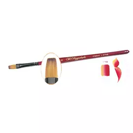 Кисть синтетика №10 "ласточкин хвост" Roubloff "14RB" короткая ручка