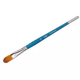 Кисть синтетика №10 плоскоовальная Гамма короткая ручка