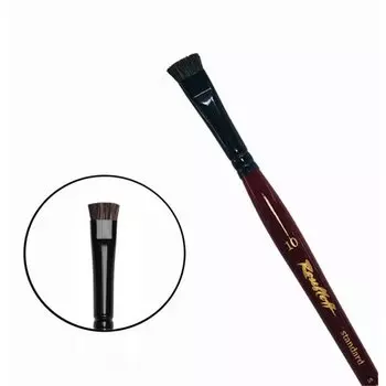 Кисть синтетика №10 "трафаретная" Roubloff "15RB" короткая ручка