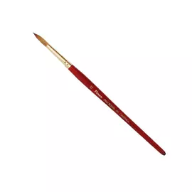 Кисть синтетика №12 круглая Pinax "Oro Rosso 751" короткая ручка