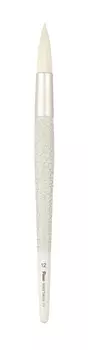 Кисть синтетика №12 круглая Pinax "WHITE TAKLON 314"