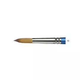 Кисть синтетика №12 круглая Winsor&amp;Newton "COTMAN 111" короткая ручка