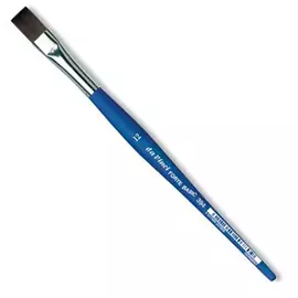 Кисть синтетика №12 плоская Da Vinci Forte Basic 394 короткая ручка