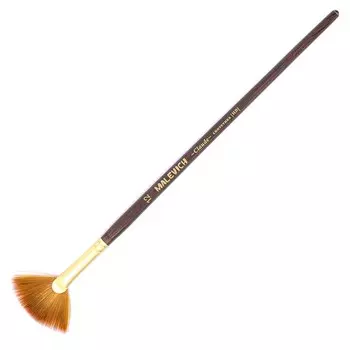 Кисть синтетика №12 веерная Малевичъ "Клод"