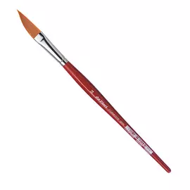 Кисть синтетика №14 скошенная Da Vinci "Cosmotop Spin" 5587 короткая ручка