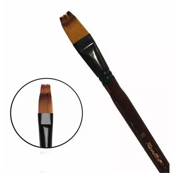 Кисть синтетика №18 "гребешок" Roubloff "07RB" короткая ручка