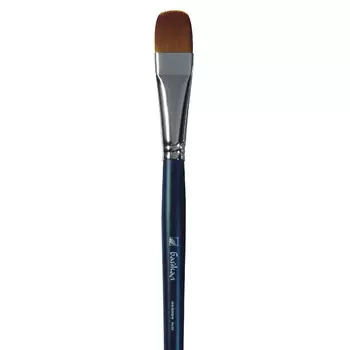 Кисть синтетика №20 овальная Альбатрос "Байкал" длинная ручка