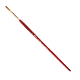 Кисть синтетика №2 плоская удлиненная Pinax "Oro Rosso 755" короткая ручка