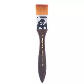Кисть синтетика №30 флейц Малевичъ "Клод"