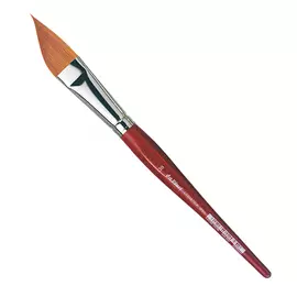 Кисть синтетика №30 скошенная Da Vinci "Cosmotop Spin" 5587 короткая ручка