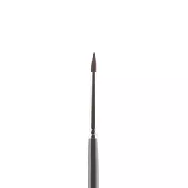 Кисть синтетика №3 круглая Альбатрос "Имитации белки" укороченная