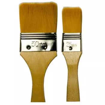 Кисть синтетика №40 флейц Черная речка