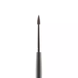 Кисть синтетика №4 круглая Альбатрос "Имитации белки" укороченная