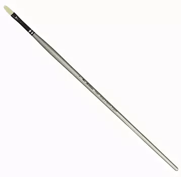Кисть синтетика №4 овальная Winsor&amp;Newton "Artisan" длинная ручка