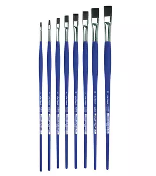 Кисть синтетика №4 плоская Da Vinci "Forte Acrylics" 8640 длинная ручка