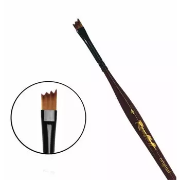 Кисть синтетика №4 "рельеф" Roubloff "02RB" короткая ручка