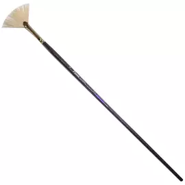 Кисть синтетика №4 веерная Pinax "Classic 213" длинная ручка