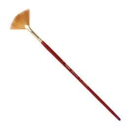Кисть синтетика №4 веерная Pinax "Oro Rosso 753" короткая ручка
