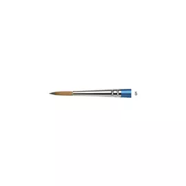 Кисть синтетика №5 круглая Winsor&amp;Newton "COTMAN 111" короткая ручка