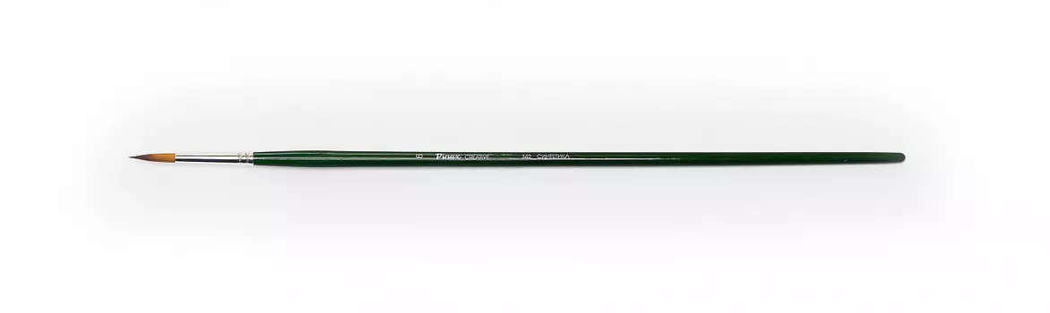 Кисть синтетика №6 круглая Pinax "Creative 342" длинная ручка