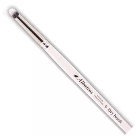 Кисть синтетика №6 купол Альбатрос "Dry brush" таклон, короткая ручка