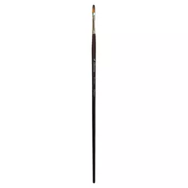 Кисть синтетика №6 овальная Альбатрос "Студио" длинная ручка