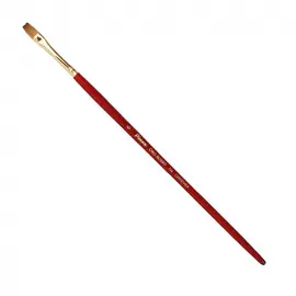 Кисть синтетика №6 плоская Pinax "Oro Rosso 754" короткая ручка