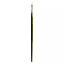 Кисть синтетика №7 овальная жемчужная Живописные кисти "1P3G" длинная ручка