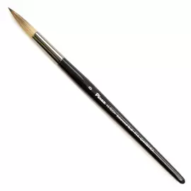 Кисть синтетика №8 круглая Pinax "HI-TECH Balanced Quilll 914" короткая ручка