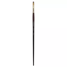 Кисть синтетика №8 овальная Альбатрос "Студио" длинная ручка